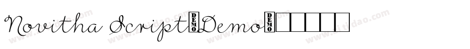 Novitha Script-Demo字体转换